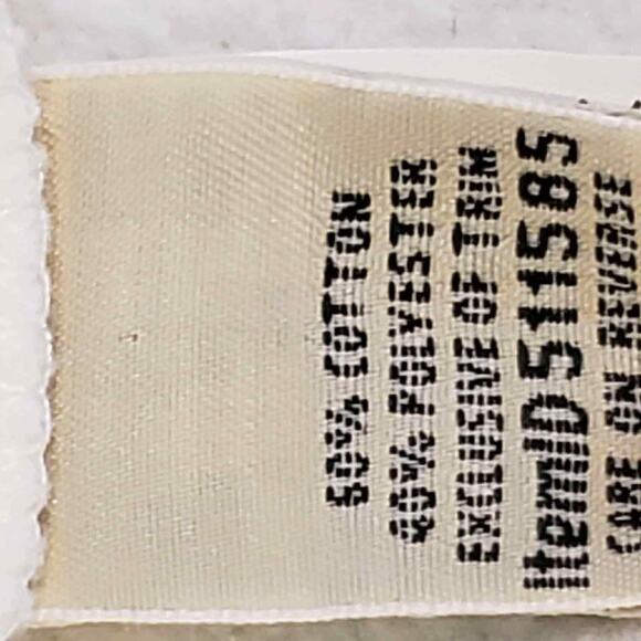 LL Bean Crewneck Pullover Crewneck Sweatshirt Size Medium M Off White Logo - Picture 7 of 8